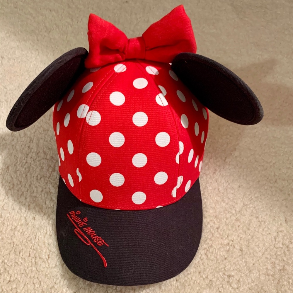 Disney Parks Minnie Mouse Hat with Ears
